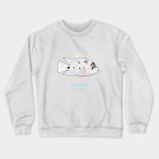 Silver Cichlid Crewneck Sweatshirt